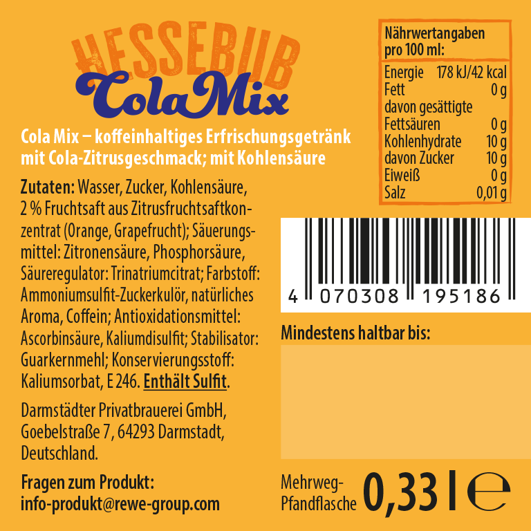 Hessebub Cola Mix